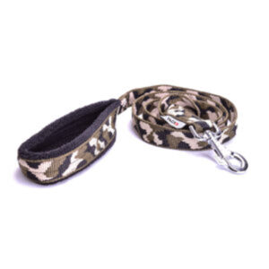 25cm Comfort Fleece Lead 150cm - jungleCamo
